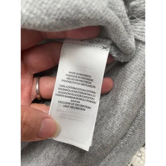 Polo Ralph Lauren Mens XXL Gray Half-Zip Pullover Sweater 100% Cotton Classic - Picture 5 of 7